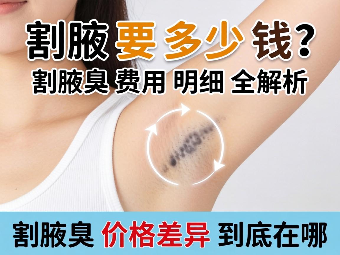 割腋臭要多少钱?割腋臭费用明细全解析,割腋臭价格差异到底在哪 割腋臭要多少钱?割腋臭费用明细全解析,割腋臭价格差异到底在哪