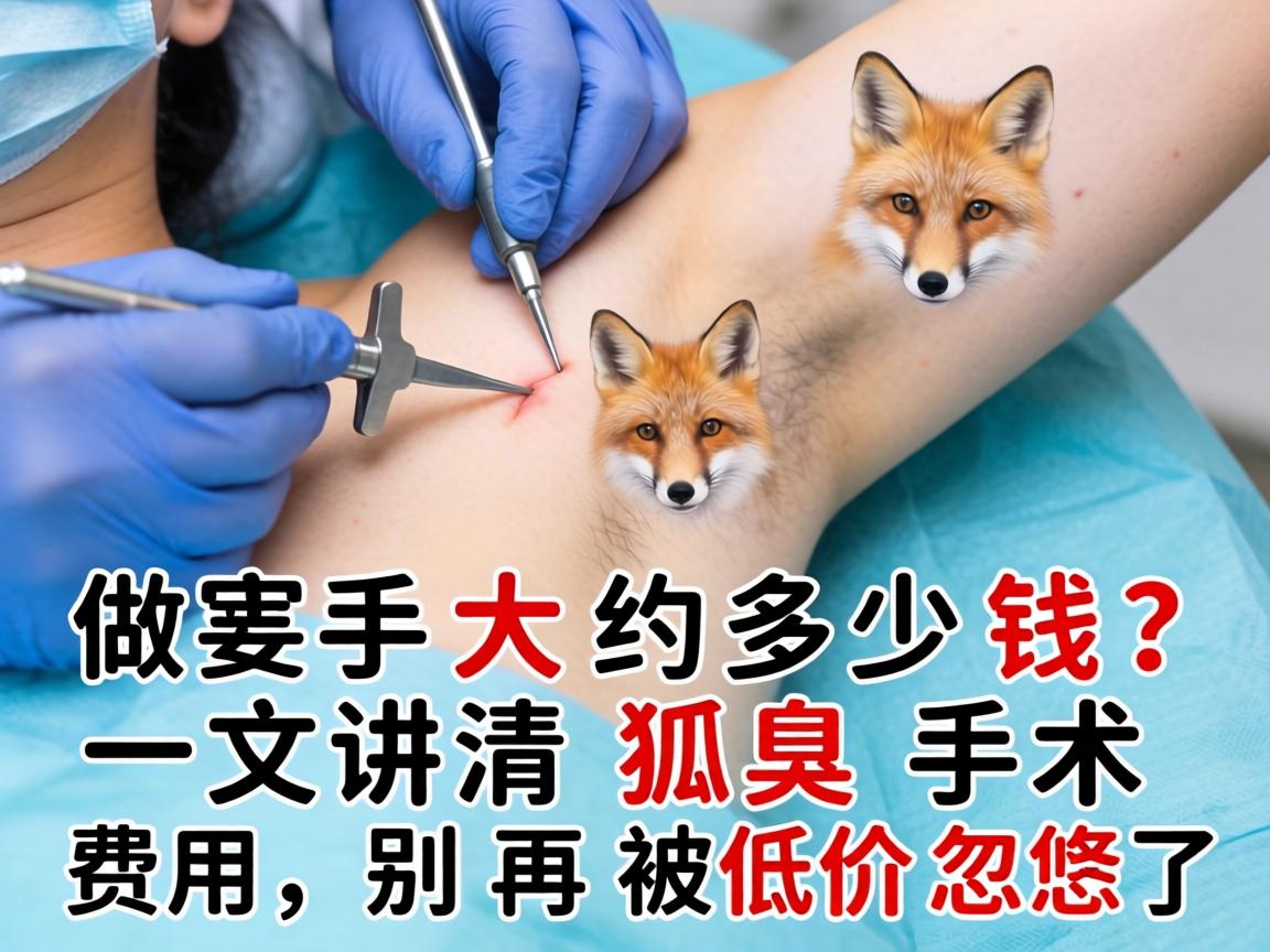 狐臭做手术大约多少钱?一文讲清狐臭手术费用,别再被低价忽悠了 狐臭做手术大约多少钱?一文讲清狐臭手术费用,别再被低价忽悠了