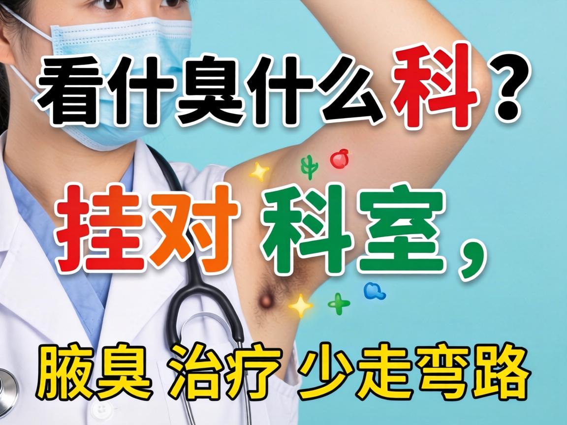 腋臭看什么科?挂对科室,腋臭治疗少走弯路 腋臭看什么科?挂对科室,腋臭治疗少走弯路