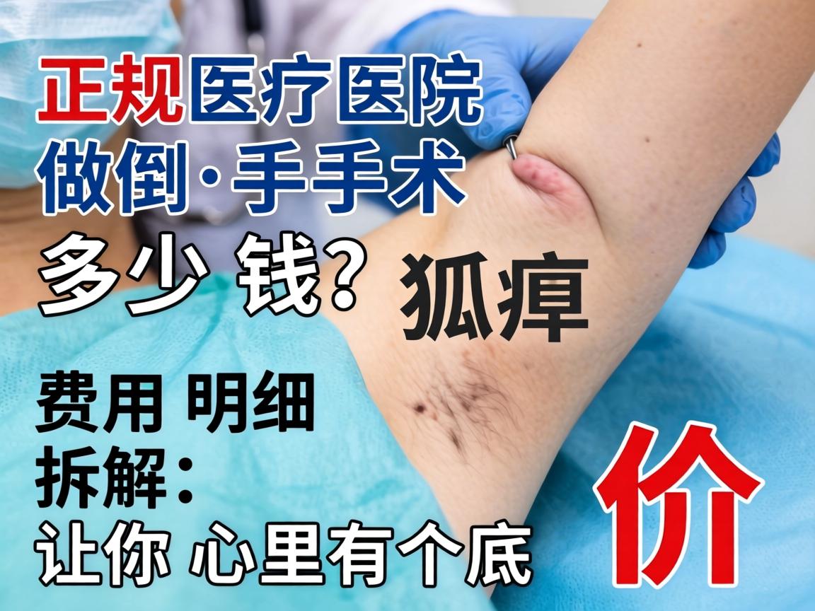 正规医院做狐臭手术多少钱?费用明细拆解,让你心里有个底价 正规医院做狐臭手术多少钱?费用明细拆解,让你心里有个底价