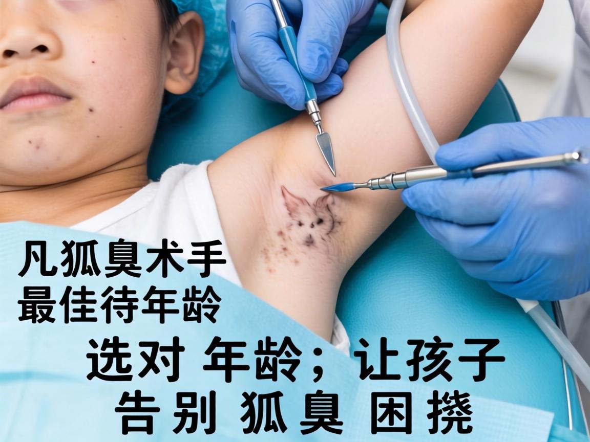 儿童狐臭手术最佳年龄，选对年龄，让孩子告别狐臭困扰