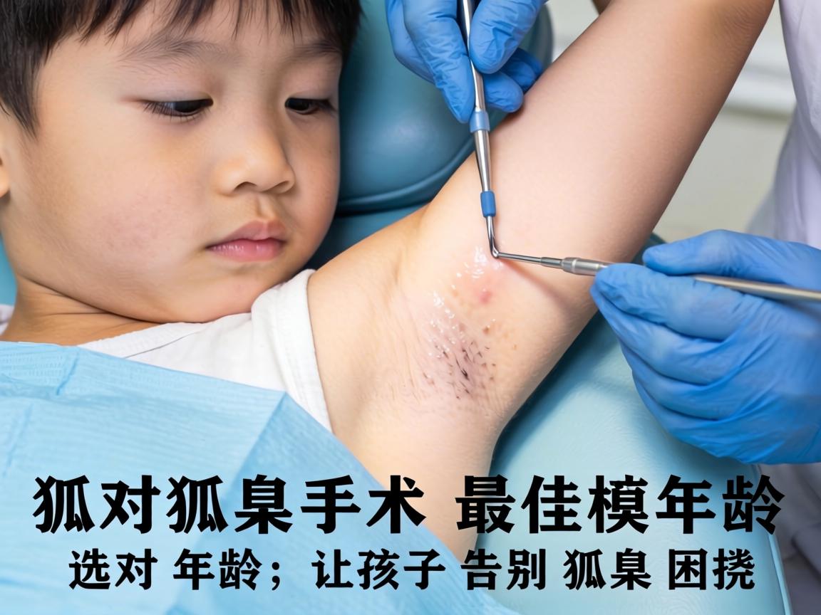 儿童狐臭手术最佳年龄，选对年龄，让孩子告别狐臭困扰
