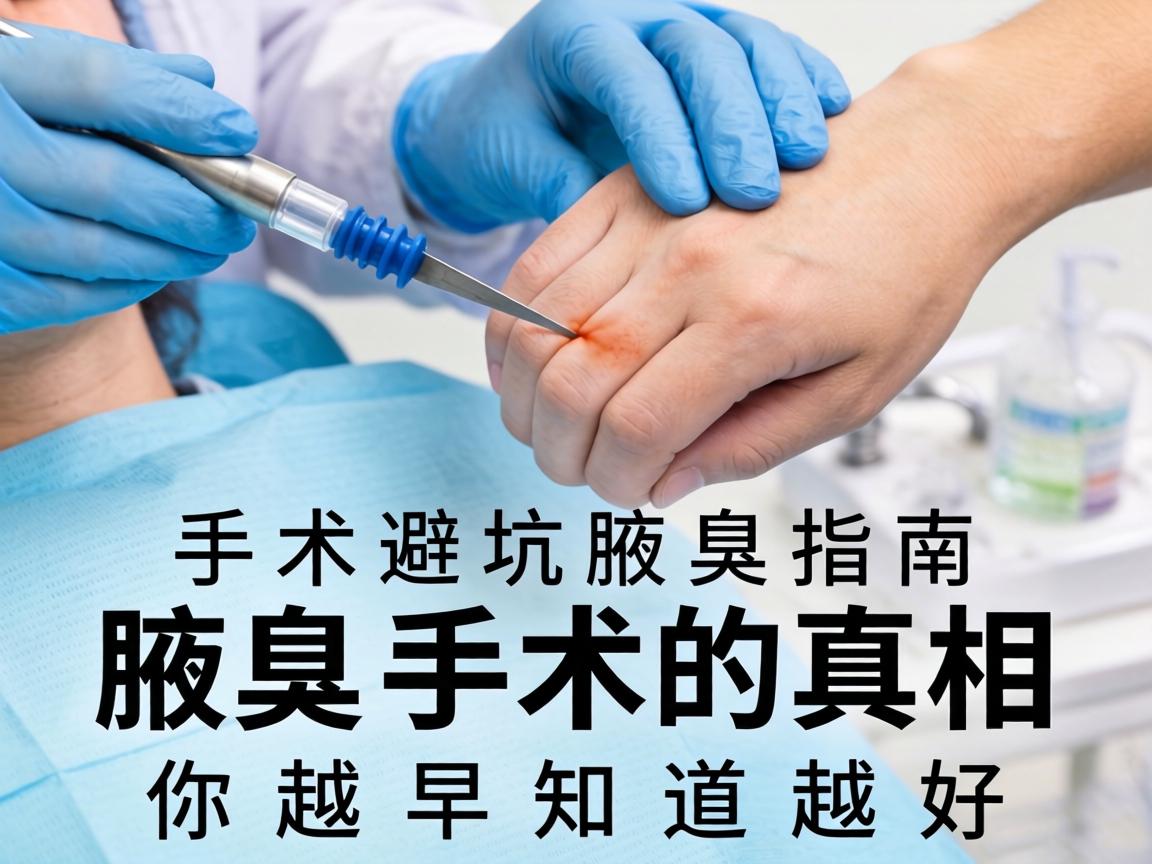 腋臭手术避坑指南,这些腋臭手术的真相,你越早知道越好 腋臭手术避坑指南,这些腋臭手术的真相,你越早知道越好