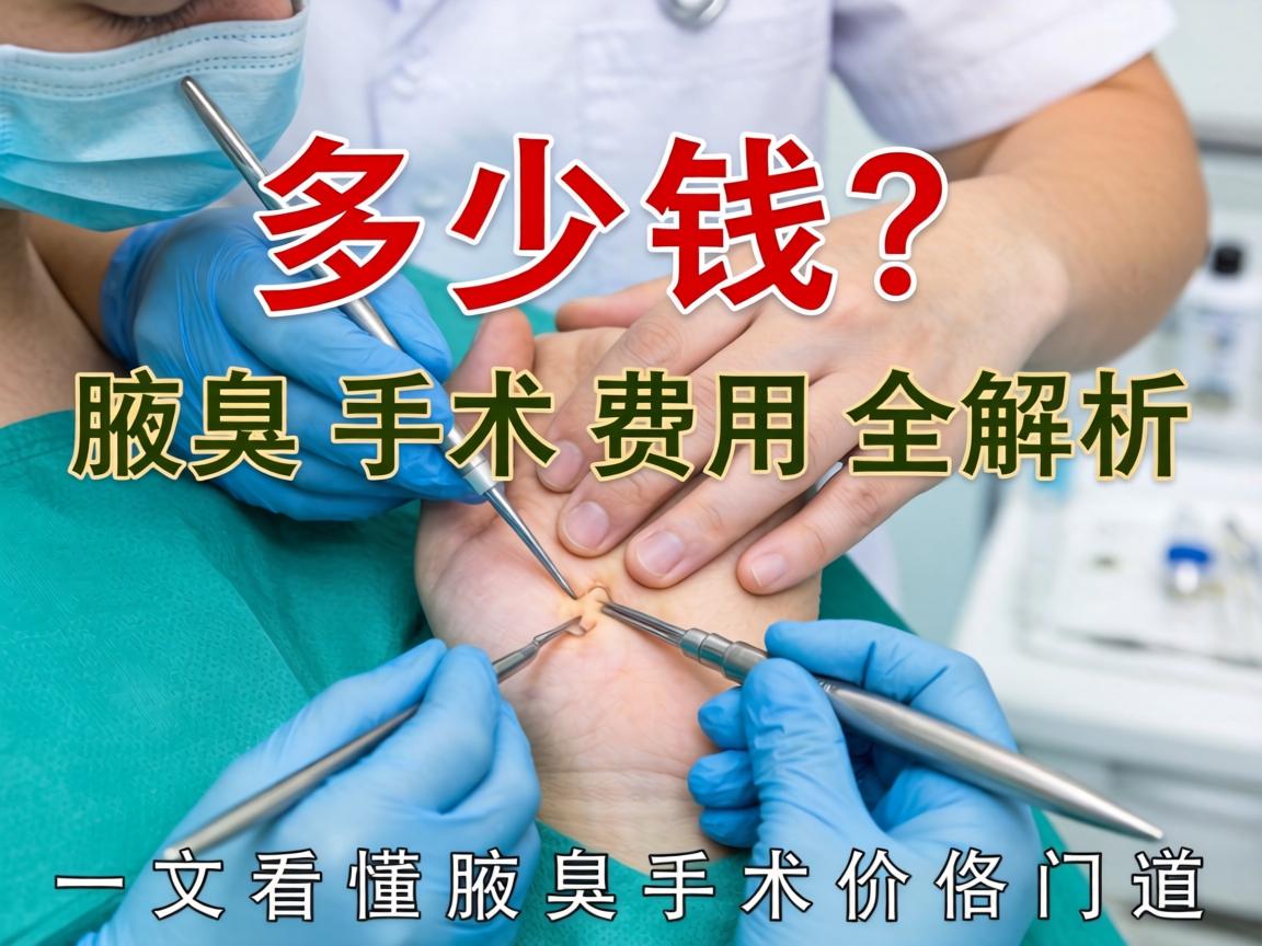 腋臭手术多少钱?腋臭手术费用全解析,一文看懂腋臭手术价格门道 腋臭手术多少钱?腋臭手术费用全解析,一文看懂腋臭手术价格门道