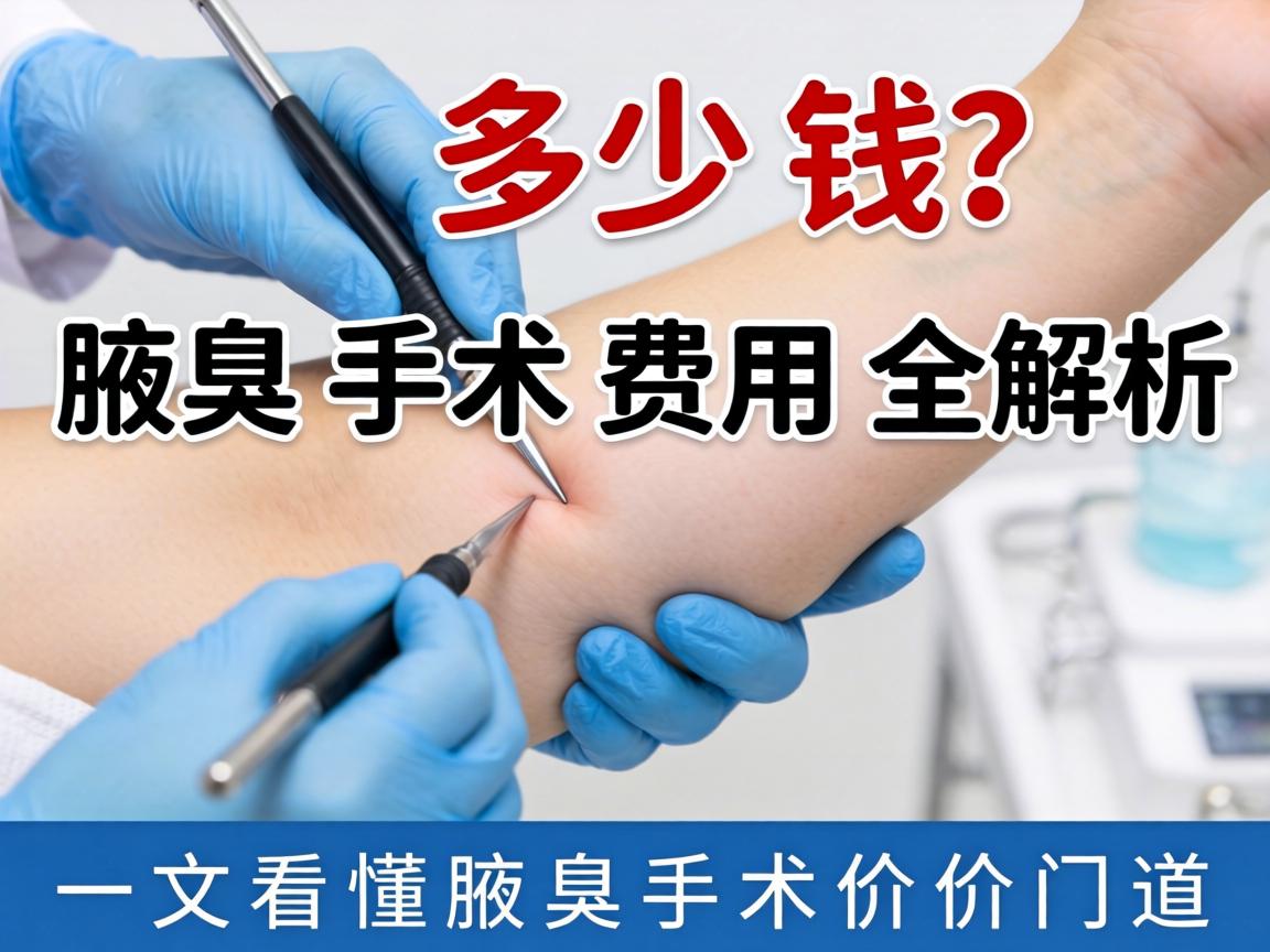 腋臭手术多少钱?腋臭手术费用全解析,一文看懂腋臭手术价格门道 腋臭手术多少钱?腋臭手术费用全解析,一文看懂腋臭手术价格门道