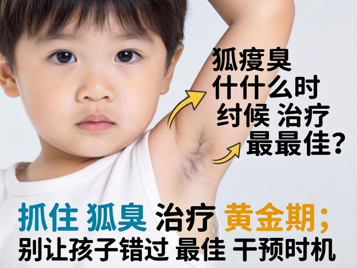 小孩狐臭什么时候治疗最佳?抓住狐臭治疗黄金期,别让孩子错过最佳干预时机 小孩狐臭什么时候治疗最佳?抓住狐臭治疗黄金期,别让孩子错过最佳干预时机