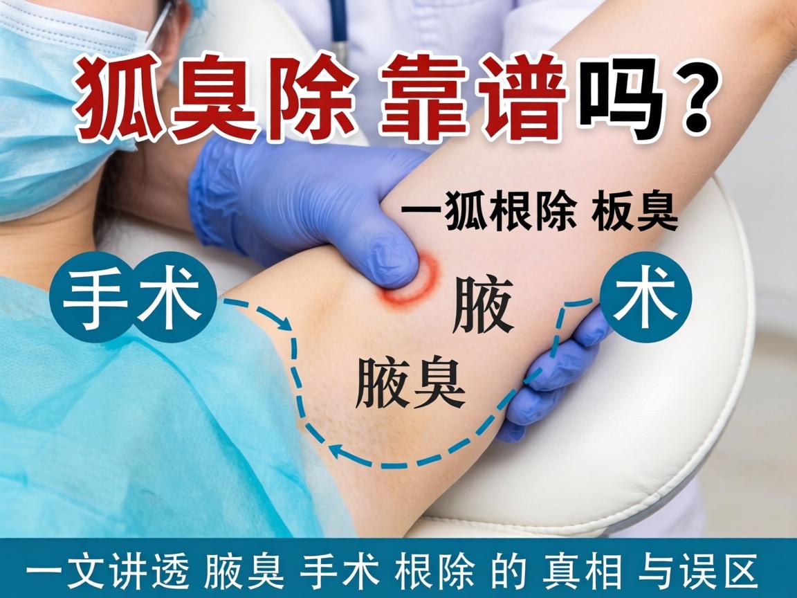 狐臭手术根除靠谱吗？一文讲透腋臭手术根除的真相与误区