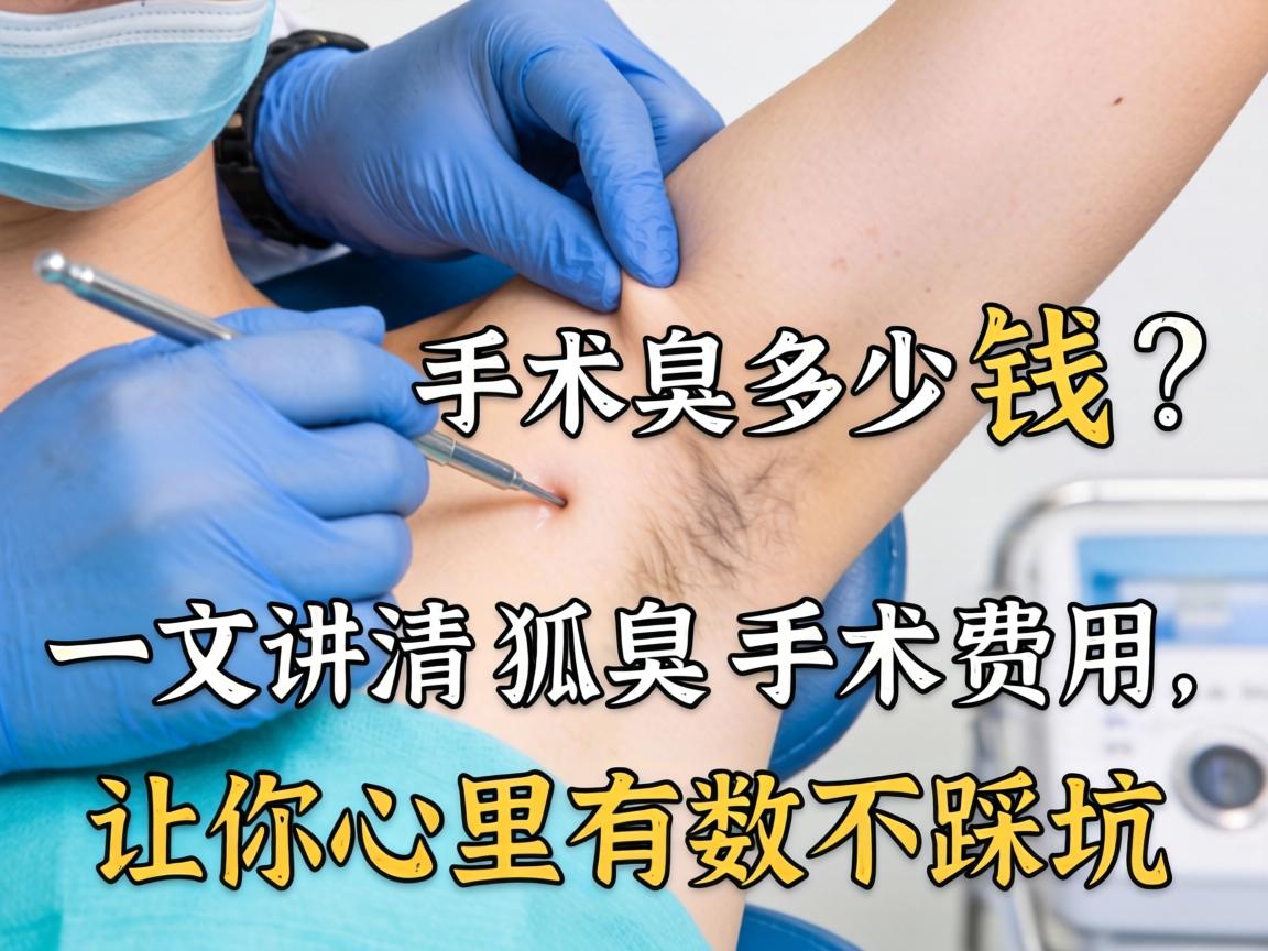 狐臭手术多少钱?一文讲清狐臭手术费用,让你心里有数不踩坑 狐臭手术多少钱?一文讲清狐臭手术费用,让你心里有数不踩坑