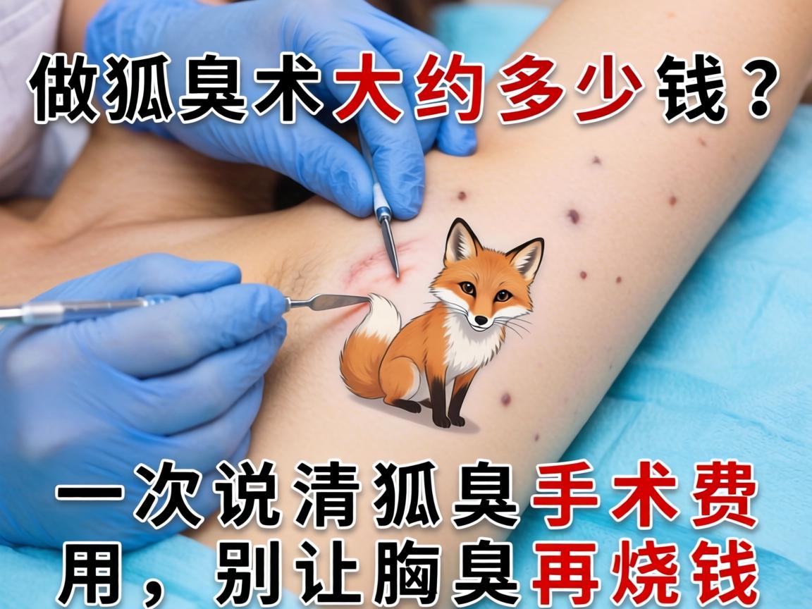 狐臭做手术大约多少钱?一次说清狐臭手术费用,别让腋臭再烧钱 狐臭做手术大约多少钱?一次说清狐臭手术费用,别让腋臭再烧钱