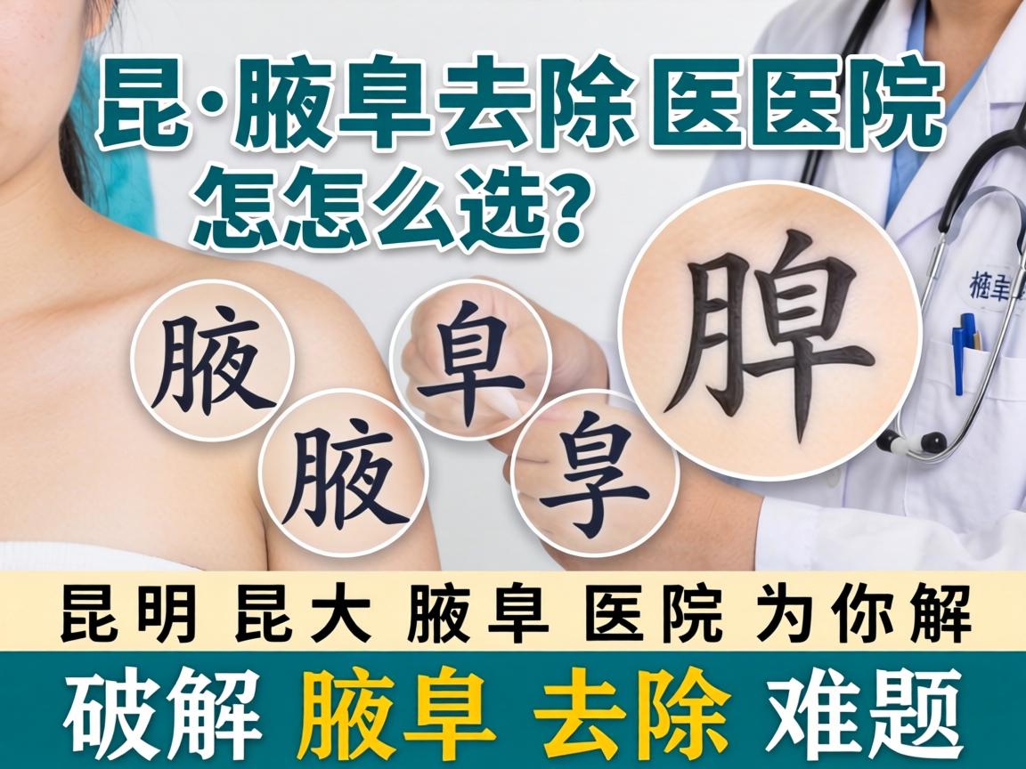 腋臭去除医院怎么选?昆明昆大腋臭医院为你破解腋臭去除难题 腋臭去除医院怎么选?昆明昆大腋臭医院为你破解腋臭去除难题