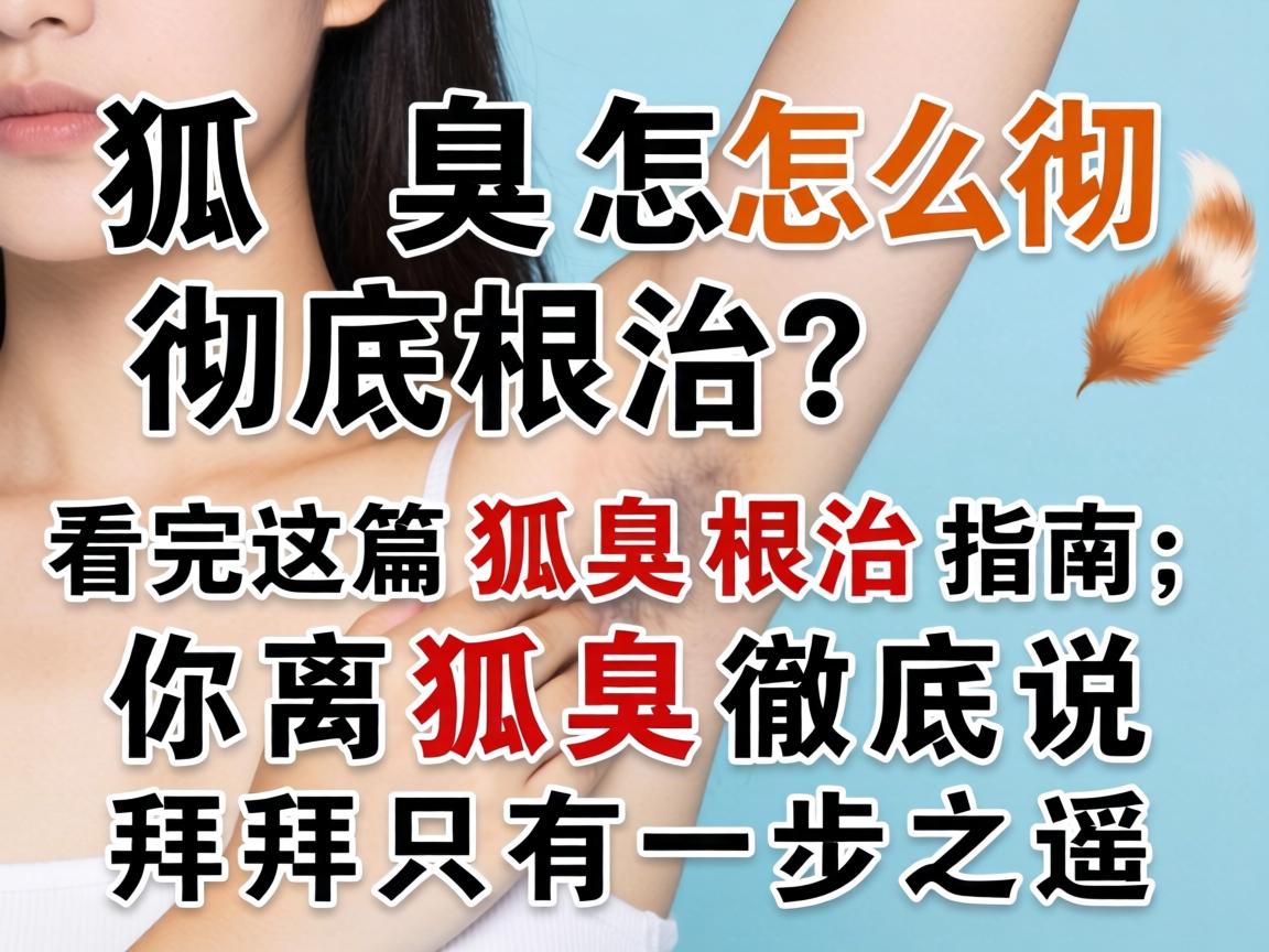 狐臭怎么彻底根治？看完这篇狐臭根治指南，你离狐臭彻底说拜拜只有一步之遥