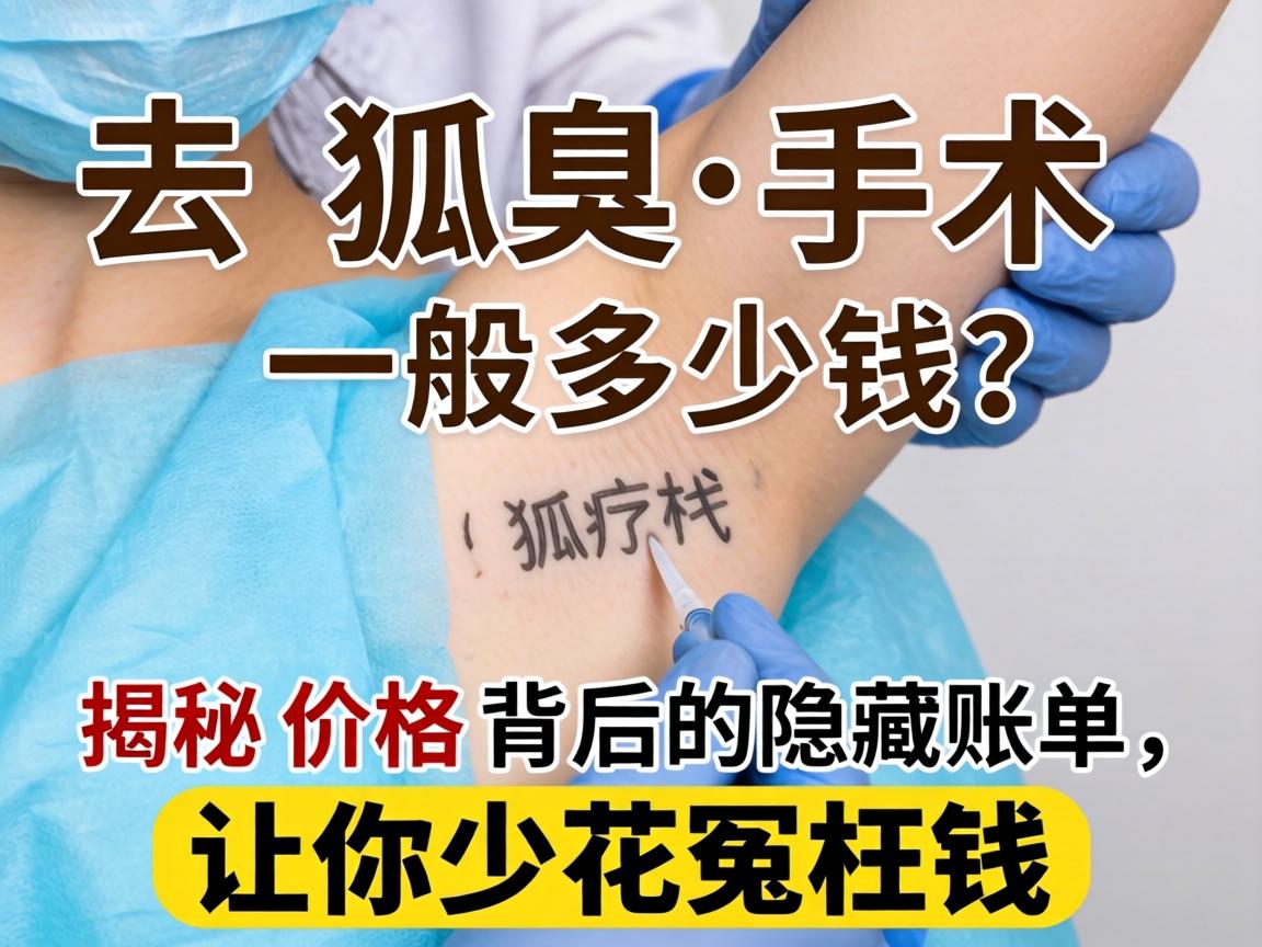 去狐臭手术一般多少钱？揭秘价格背后的隐藏账单，让你少花冤枉钱