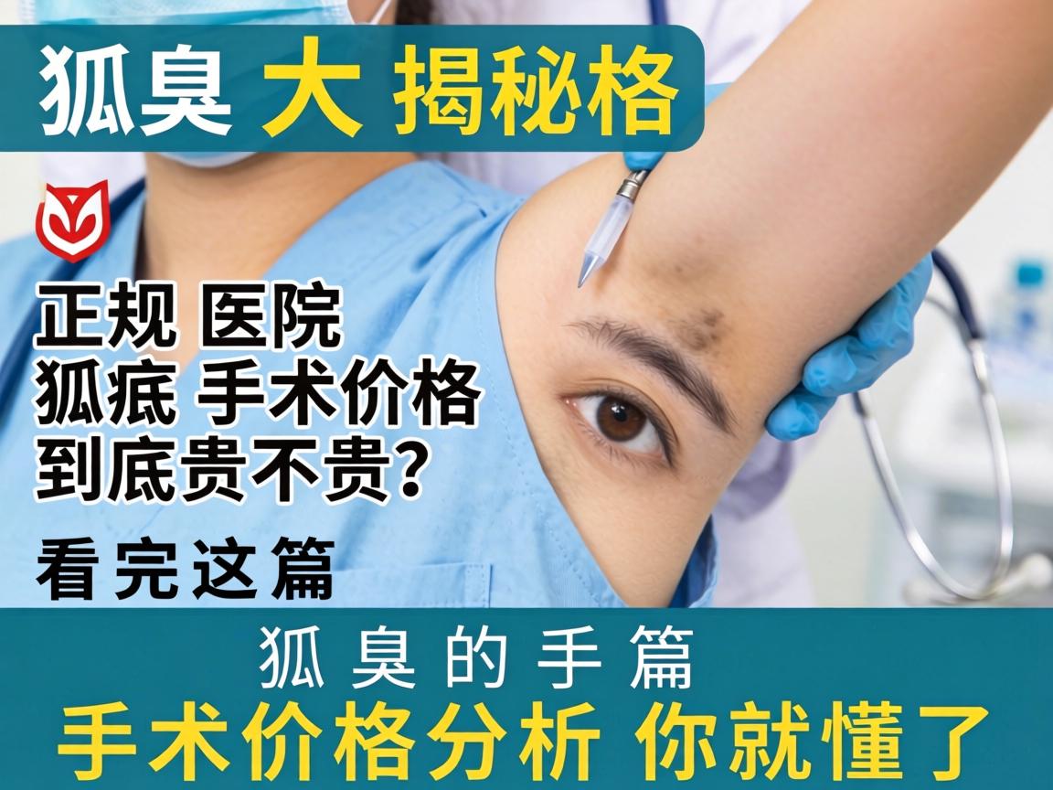 狐臭手术价格大揭秘,正规医院狐臭手术价格到底贵不贵?看完这篇狐臭手术价格分析你就懂了 狐臭手术价格大揭秘,正规医院狐臭手术价格到底贵不贵?看完这篇狐臭手术价格分析你就懂了