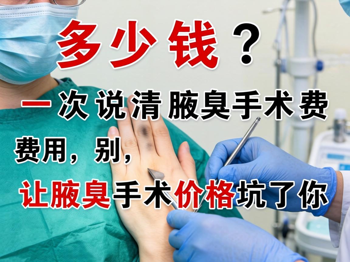 腋臭手术多少钱?一次说清腋臭手术费用,别让腋臭手术价格坑了你 腋臭手术多少钱?一次说清腋臭手术费用,别让腋臭手术价格坑了你