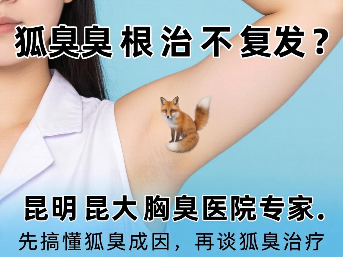 狐臭根治不复发?昆明昆大腋臭医院专家,先搞懂狐臭成因,再谈狐臭治疗 狐臭根治不复发?昆明昆大腋臭医院专家,先搞懂狐臭成因,再谈狐臭治疗