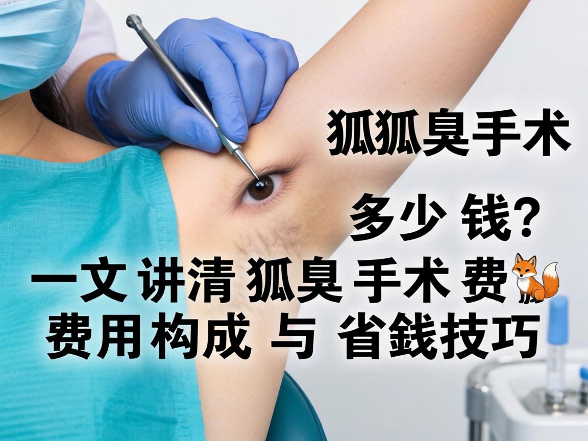 狐臭手术多少钱?一文讲清狐臭手术费用构成与省钱技巧 狐臭手术多少钱?一文讲清狐臭手术费用构成与省钱技巧