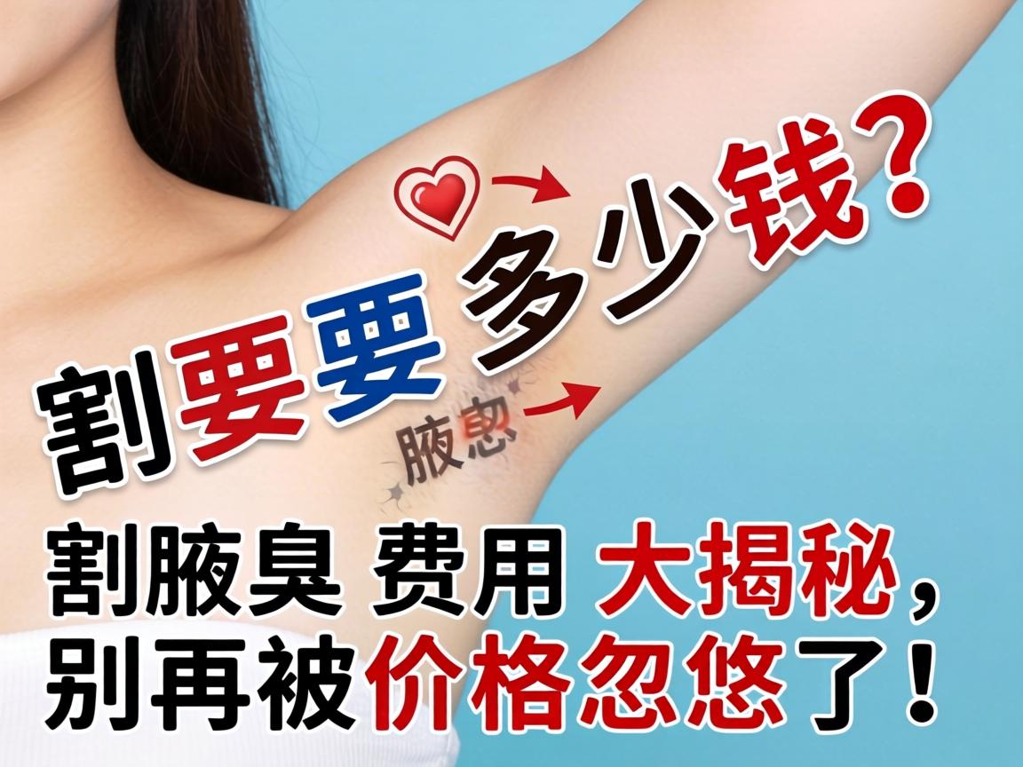 割腋臭要多少钱?割腋臭费用大揭秘,别再被价格忽悠了! 割腋臭要多少钱?割腋臭费用大揭秘,别再被价格忽悠了!