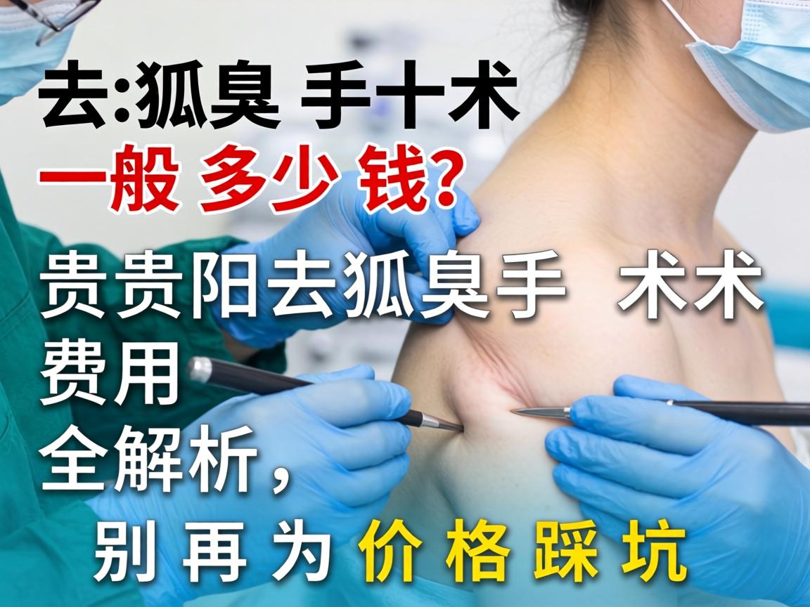 去狐臭手术一般多少钱?贵阳去狐臭手术费用全解析,别再为价格踩坑 去狐臭手术一般多少钱?贵阳去狐臭手术费用全解析,别再为价格踩坑