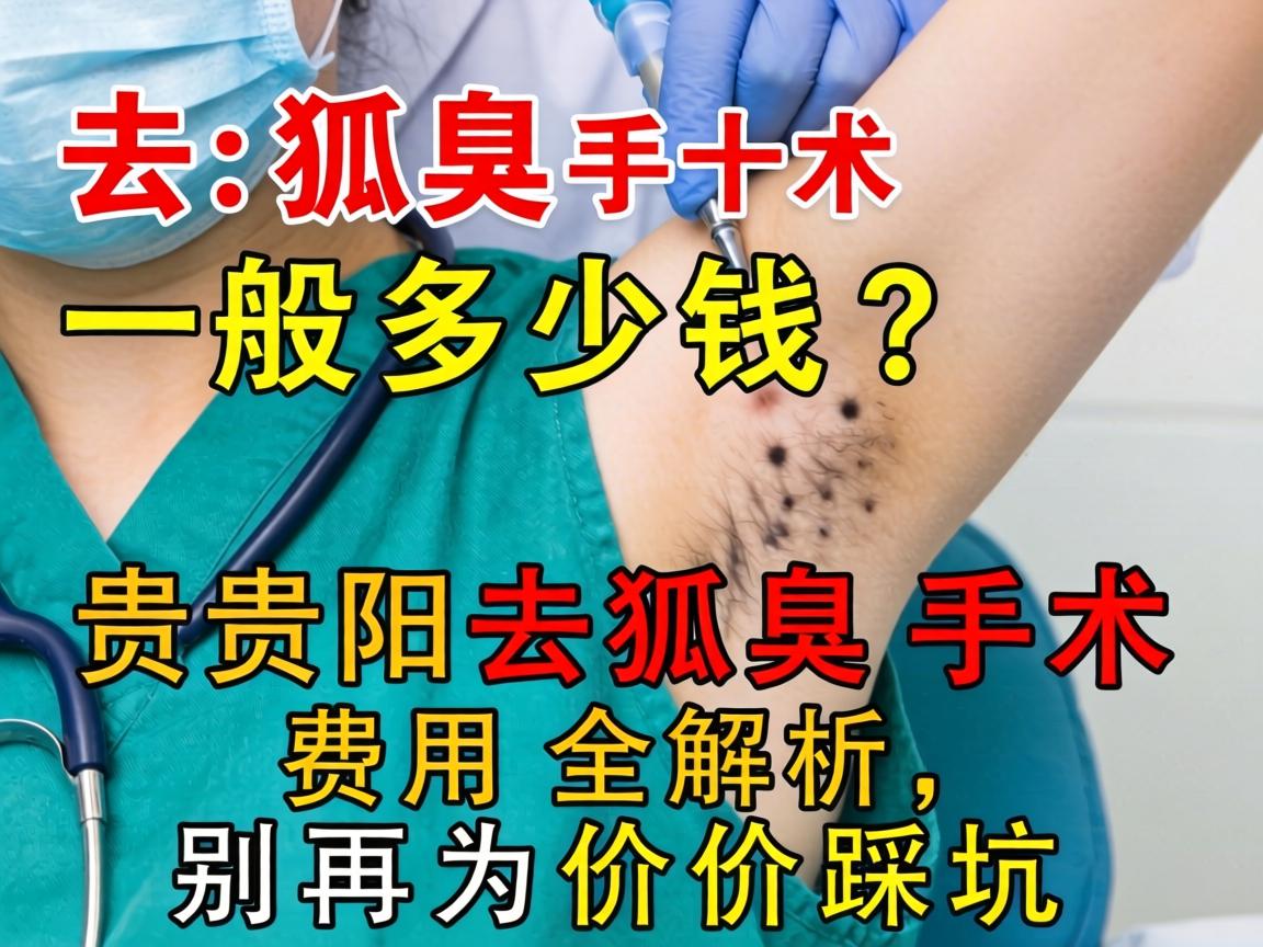 去狐臭手术一般多少钱?贵阳去狐臭手术费用全解析,别再为价格踩坑 去狐臭手术一般多少钱?贵阳去狐臭手术费用全解析,别再为价格踩坑