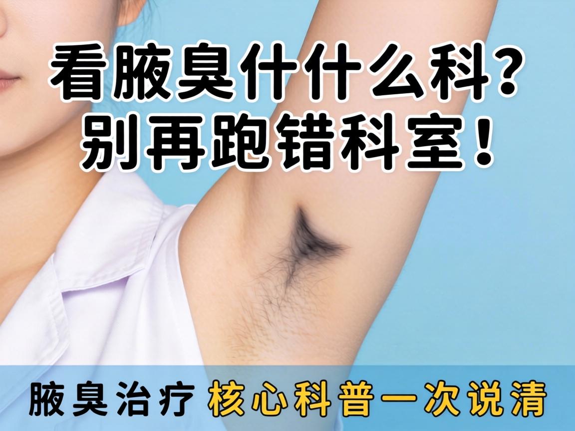 腋臭该看什么科?别再跑错科室!腋臭治疗核心科普一次说清 腋臭该看什么科?别再跑错科室!腋臭治疗核心科普一次说清
