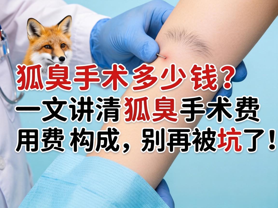 狐臭手术多少钱?一文讲清狐臭手术费用构成,别再被坑了! 狐臭手术多少钱?一文讲清狐臭手术费用构成,别再被坑了!