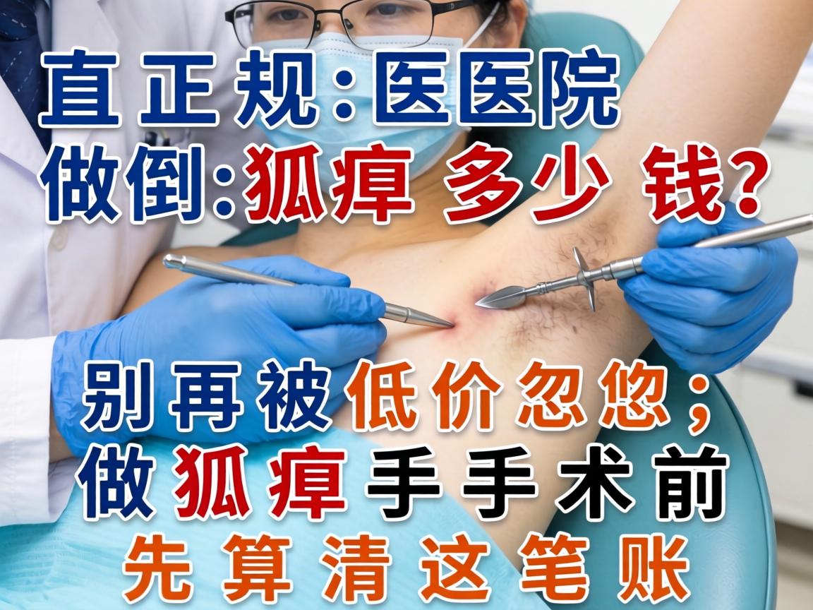 正规医院做狐臭多少钱?别再被低价忽悠,做狐臭手术前先算清这笔账 正规医院做狐臭多少钱?别再被低价忽悠,做狐臭手术前先算清这笔账