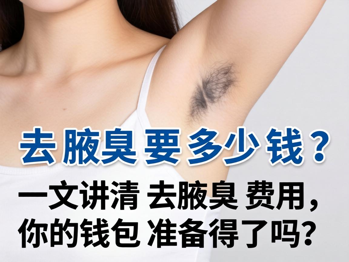去腋臭要多少钱？一文讲清去腋臭费用，你的钱包准备好了吗？