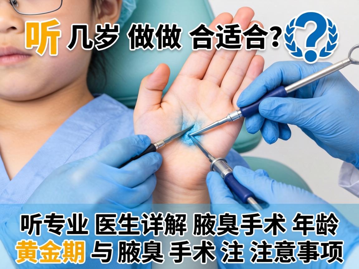腋臭手术几岁做合适?听专业医生详解腋臭手术年龄黄金期与腋臭手术注意事项 腋臭手术几岁做合适?听专业医生详解腋臭手术年龄黄金期与腋臭手术注意事项