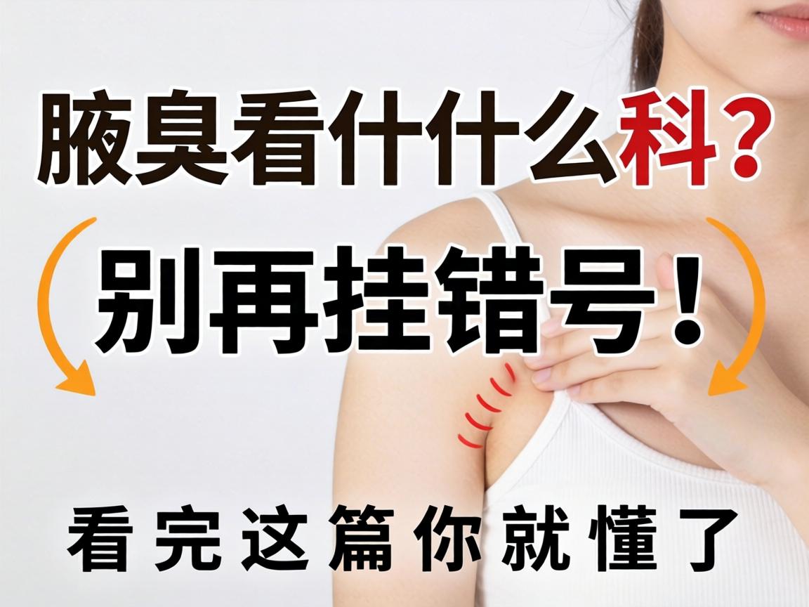 腋臭该看什么科?别再挂错号!看完这篇你就懂了 腋臭该看什么科?别再挂错号!看完这篇你就懂了