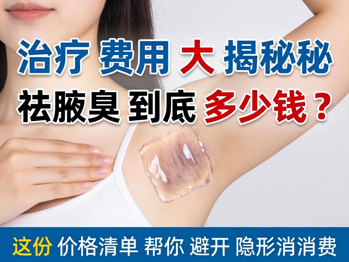 腋臭治疗费用大揭秘,祛腋臭到底多少钱?这份价格清单帮你避开隐形消费 腋臭治疗费用大揭秘,祛腋臭到底多少钱?这份价格清单帮你避开隐形消费