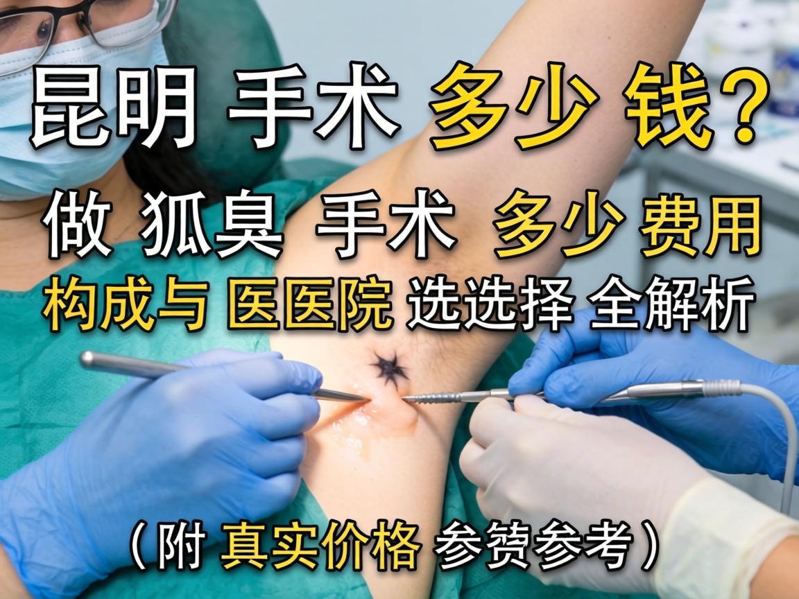 昆明做狐臭手术多少钱?费用构成与医院选择全解析(附真实价格参考) 昆明做狐臭手术多少钱?费用构成与医院选择全解析(附真实价格参考)