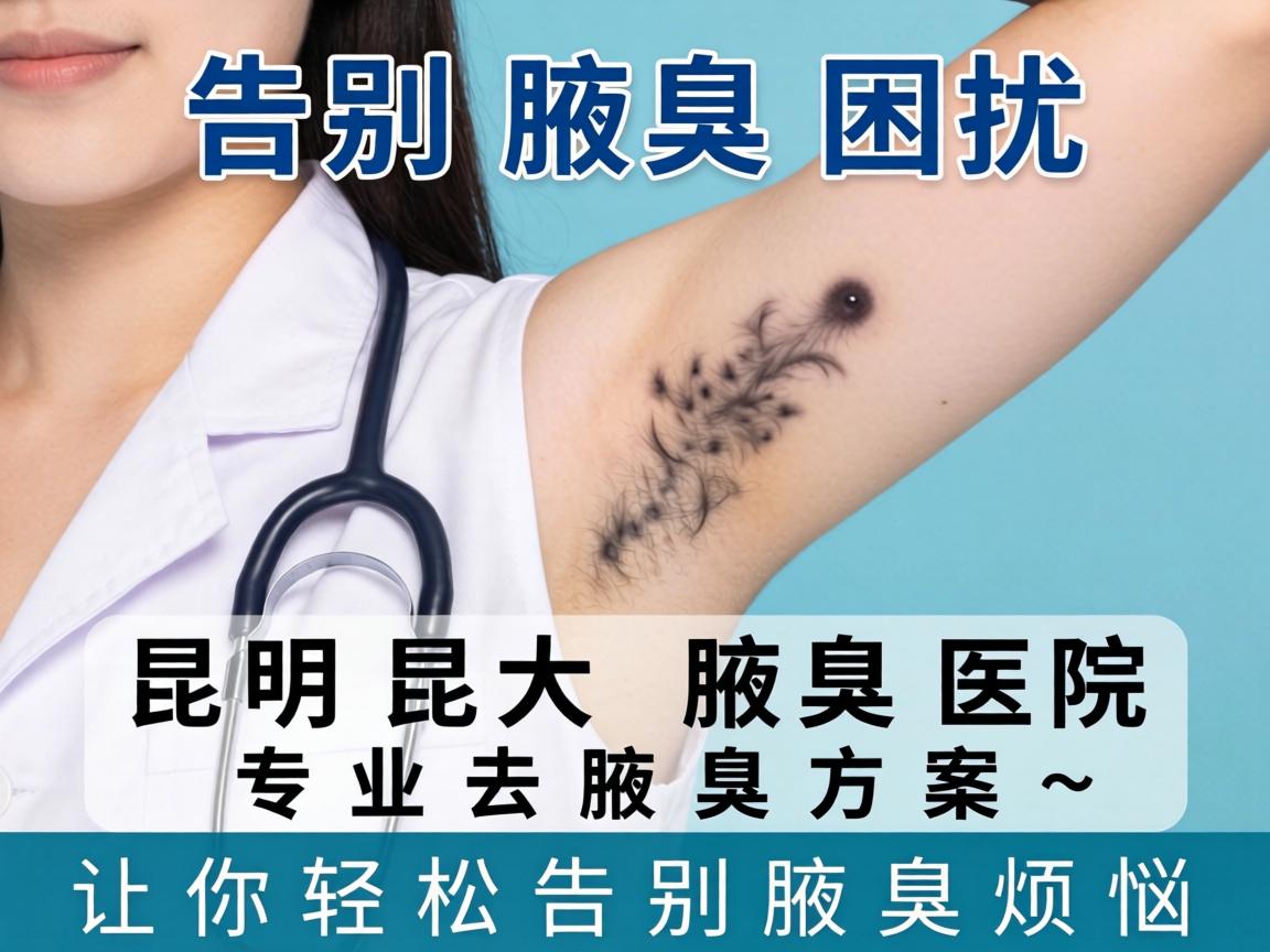 告别腋臭困扰,昆明昆大腋臭医院的专业去腋臭方案,让你轻松告别腋臭烦恼 告别腋臭困扰,昆明昆大腋臭医院的专业去腋臭方案,让你轻松告别腋臭烦恼