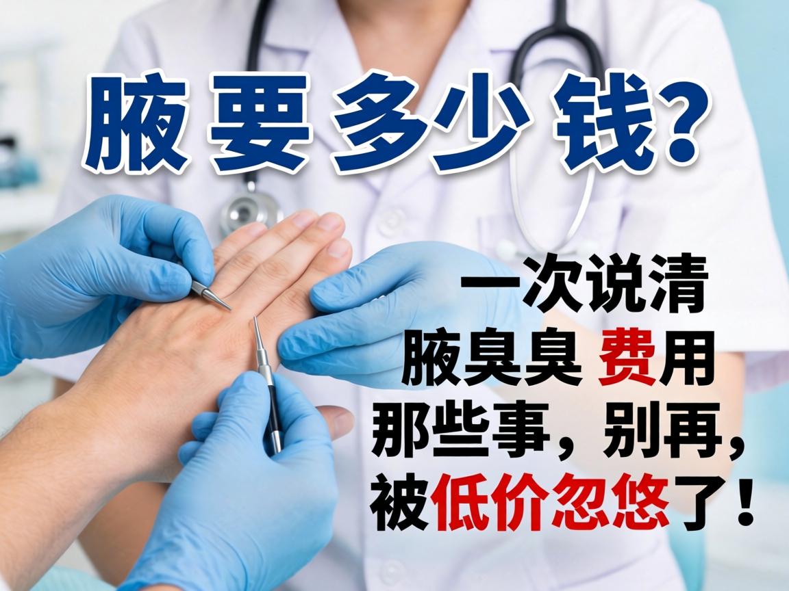 腋臭手术要多少钱?一次说清腋臭费用那些事,别再被低价忽悠了! 腋臭手术要多少钱?一次说清腋臭费用那些事,别再被低价忽悠了!