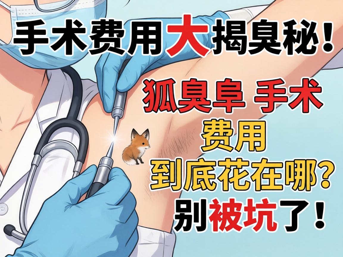 狐臭手术费用大揭秘!狐臭手术费用到底花在哪?别被坑了! 狐臭手术费用大揭秘!狐臭手术费用到底花在哪?别被坑了!