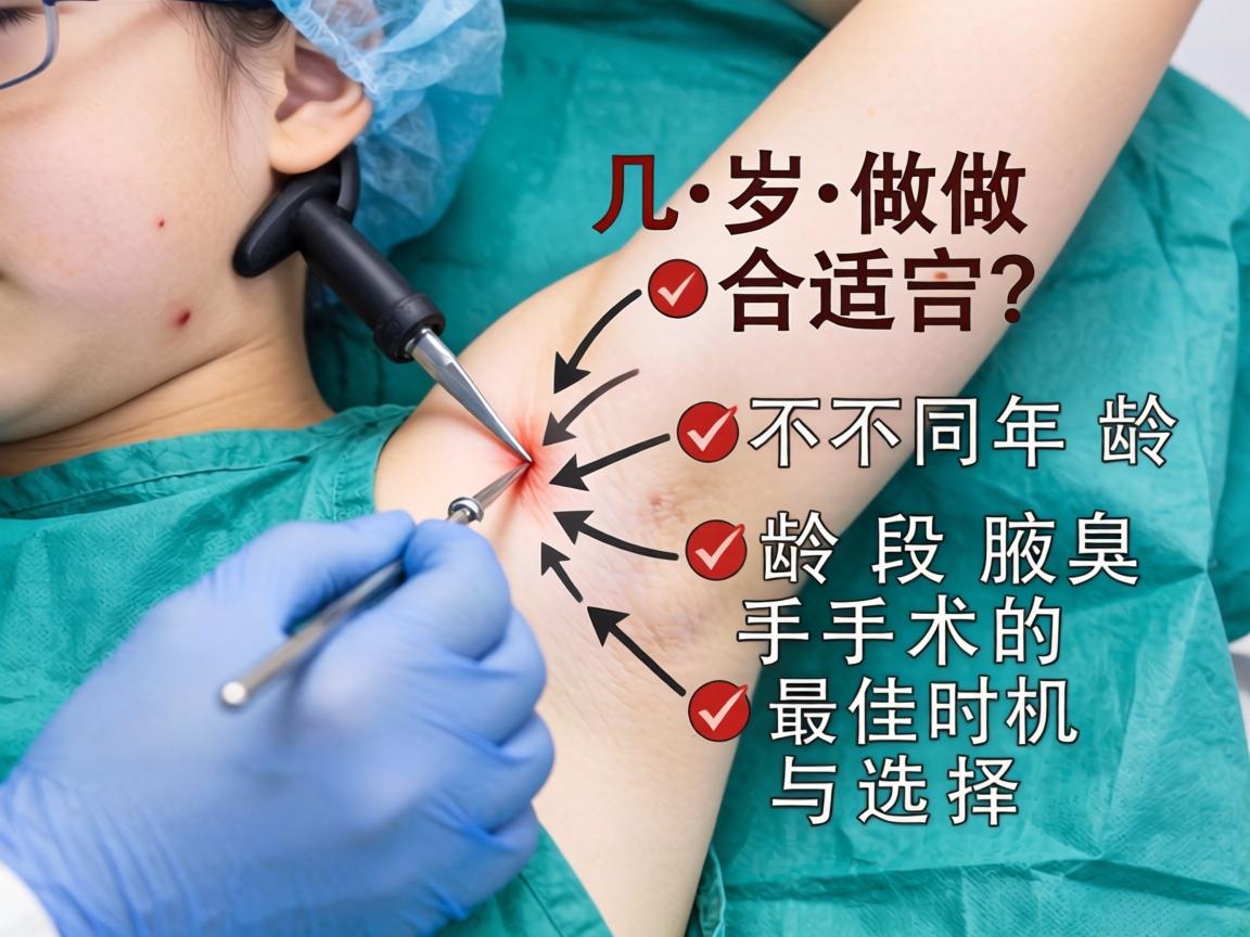 腋臭手术几岁做合适?不同年龄段腋臭手术的最佳时机与选择 腋臭手术几岁做合适?不同年龄段腋臭手术的最佳时机与选择