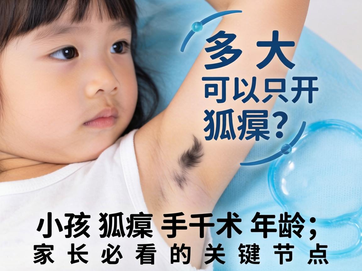 小孩多大可以开狐臭?小孩狐臭手术年龄,家长必看的关键节点 小孩多大可以开狐臭?小孩狐臭手术年龄,家长必看的关键节点