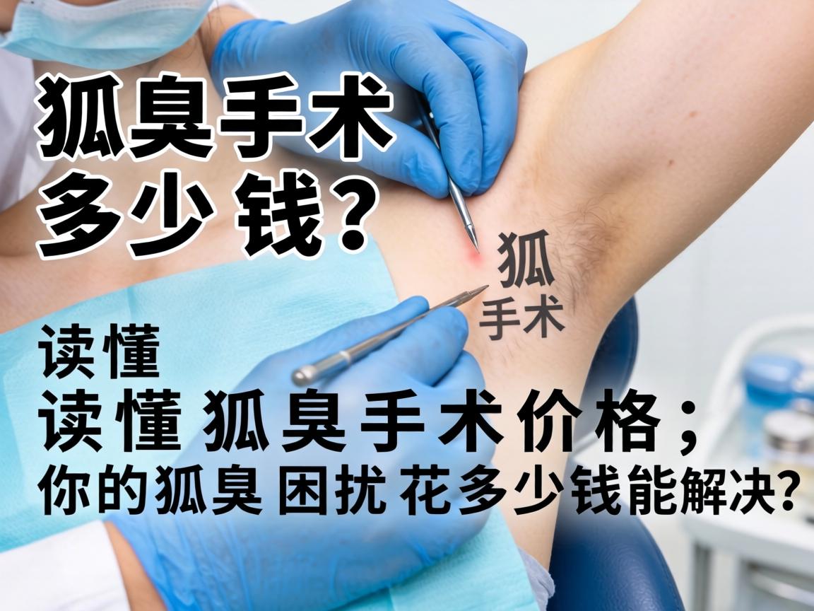狐臭手术多少钱?读懂狐臭手术价格,你的狐臭困扰花多少钱能解决? 狐臭手术多少钱?读懂狐臭手术价格,你的狐臭困扰花多少钱能解决?