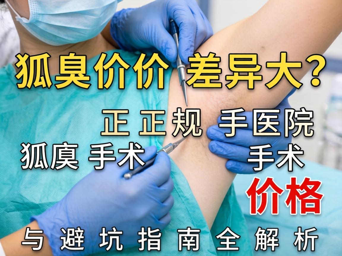 狐臭手术价格差异大?正规医院狐臭手术价格与避坑指南全解析 狐臭手术价格差异大?正规医院狐臭手术价格与避坑指南全解析