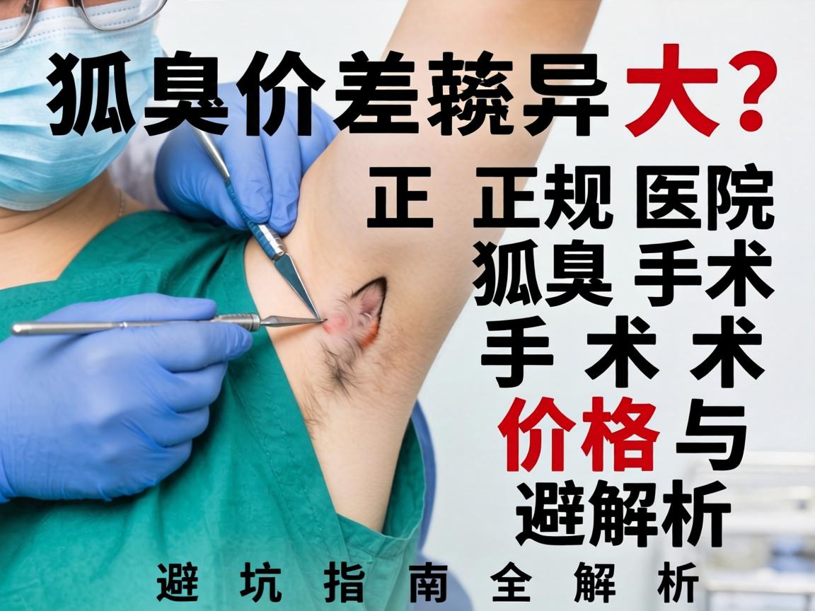 狐臭手术价格差异大?正规医院狐臭手术价格与避坑指南全解析 狐臭手术价格差异大?正规医院狐臭手术价格与避坑指南全解析