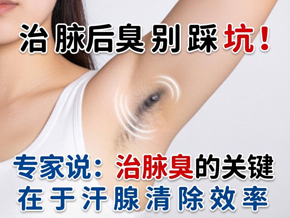 治腋臭别踩坑!专家说,治腋臭的关键在于汗腺清除效率 治腋臭别踩坑!专家说,治腋臭的关键在于汗腺清除效率