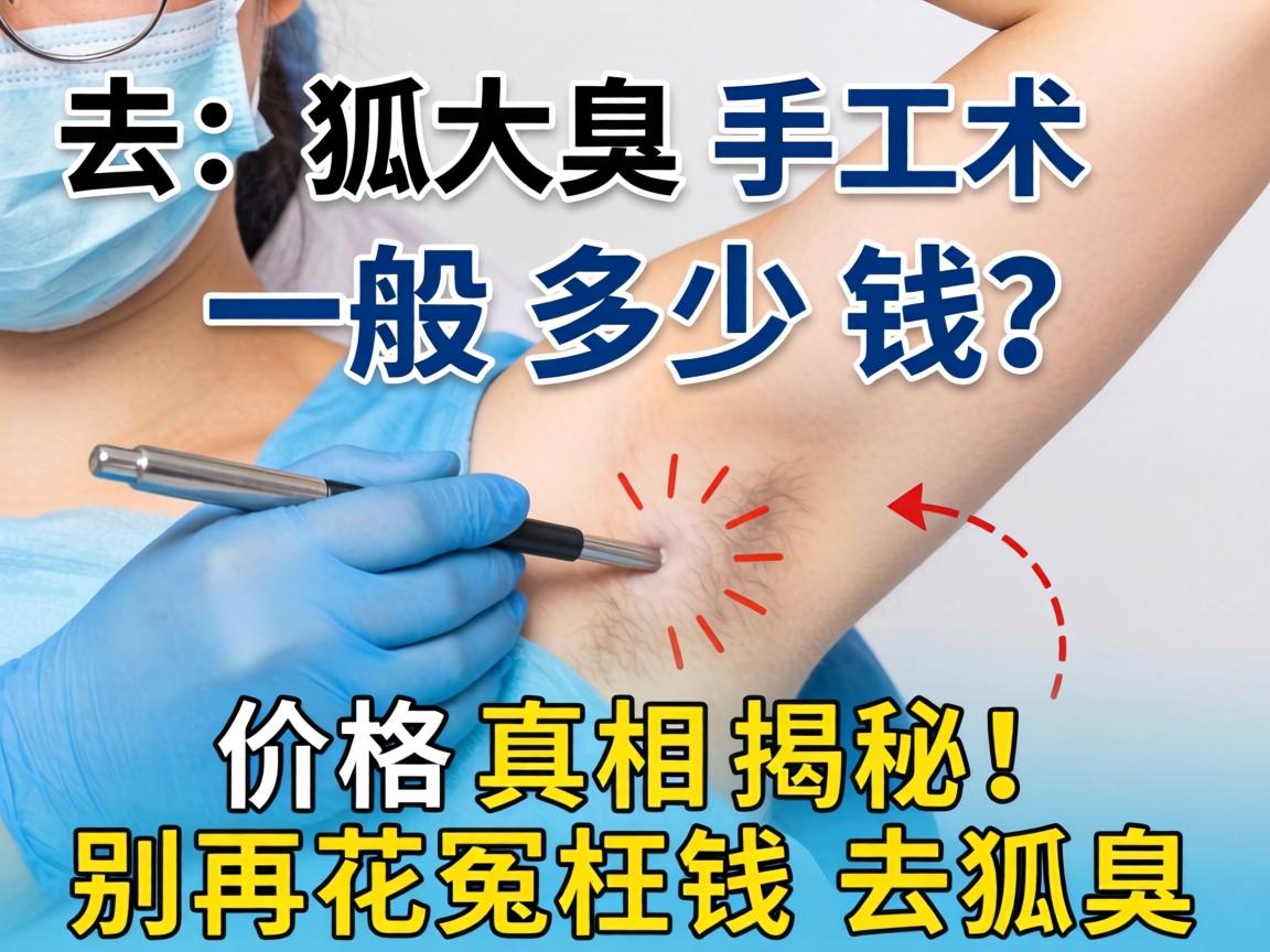 去狐臭手术一般多少钱？价格真相揭秘！别再花冤枉钱去狐臭