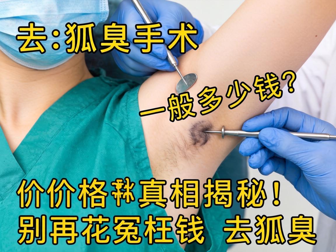 去狐臭手术一般多少钱？价格真相揭秘！别再花冤枉钱去狐臭