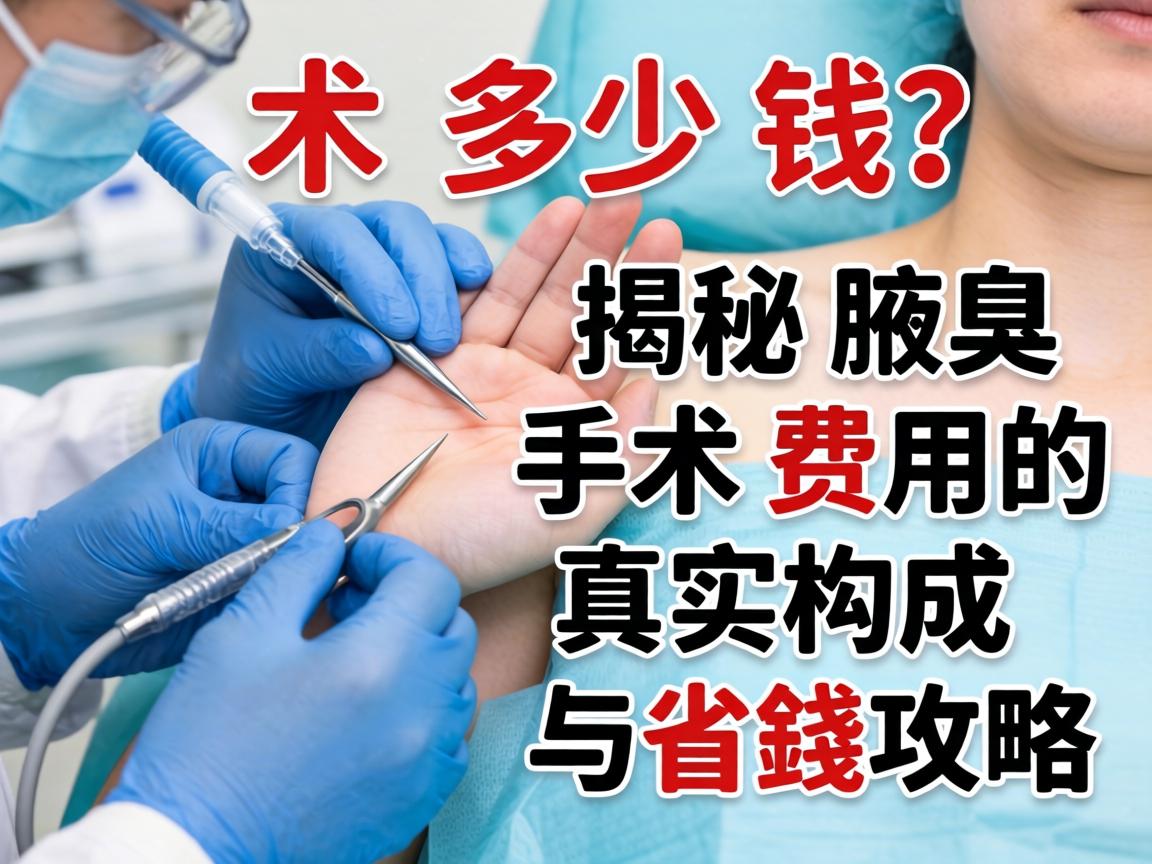 腋臭手术多少钱？揭秘腋臭手术费用的真实构成与省钱攻略