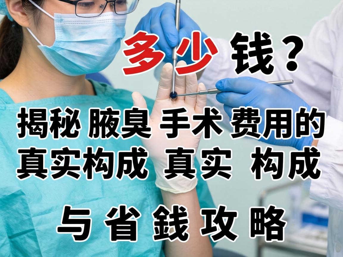 腋臭手术多少钱？揭秘腋臭手术费用的真实构成与省钱攻略