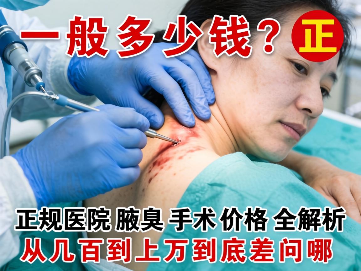 腋臭手术一般多少钱?正规医院腋臭手术价格全解析,从几百到上万到底差在哪? 腋臭手术一般多少钱?正规医院腋臭手术价格全解析,从几百到上万到底差在哪?
