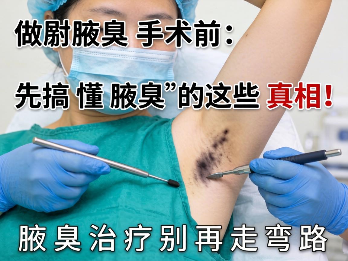 做腋臭手术前,先搞懂腋臭的这些真相!腋臭治疗别再走弯路 做腋臭手术前,先搞懂腋臭的这些真相!腋臭治疗别再走弯路
