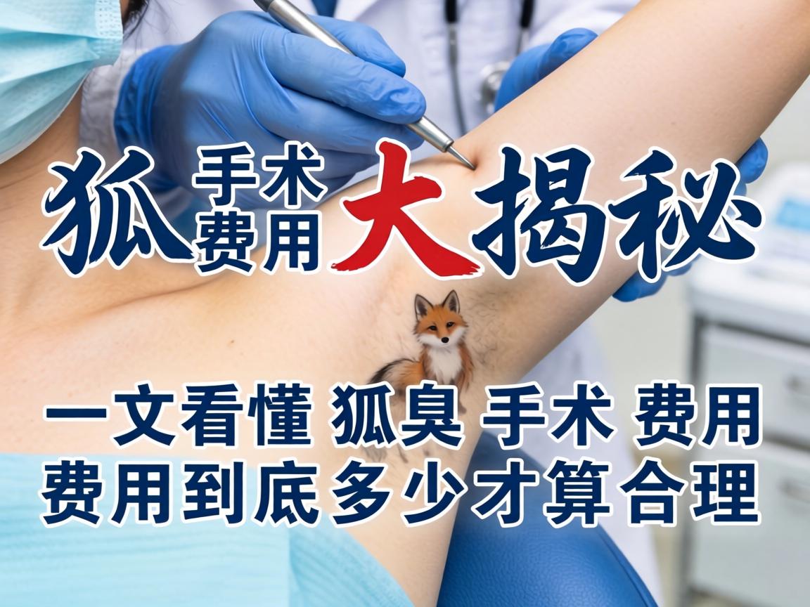 狐臭手术费用大揭秘,一文看懂狐臭手术费用到底多少才算合理 狐臭手术费用大揭秘,一文看懂狐臭手术费用到底多少才算合理