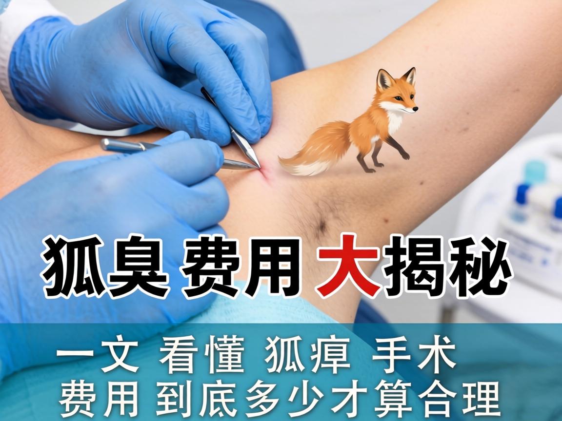 狐臭手术费用大揭秘,一文看懂狐臭手术费用到底多少才算合理 狐臭手术费用大揭秘,一文看懂狐臭手术费用到底多少才算合理