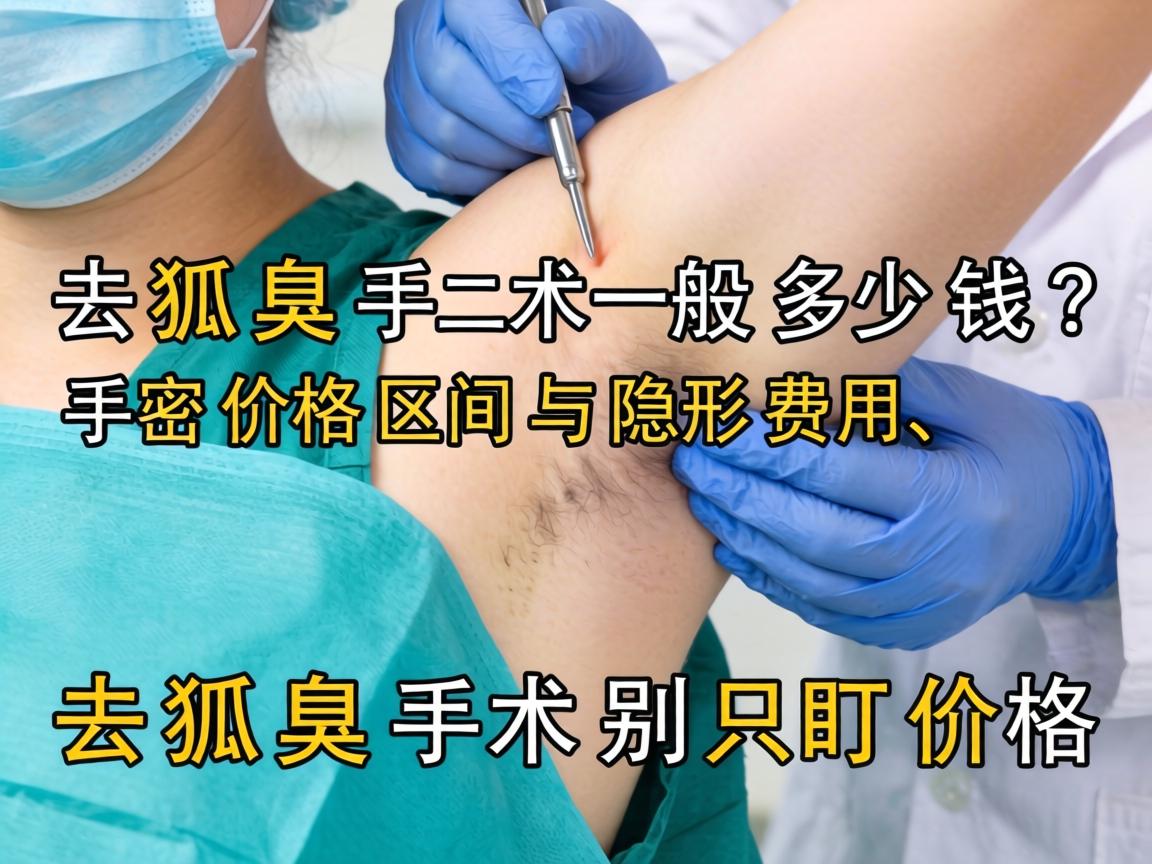 去狐臭手术一般多少钱?解密价格区间与隐形费用,去狐臭手术别只盯价格 去狐臭手术一般多少钱?解密价格区间与隐形费用,去狐臭手术别只盯价格