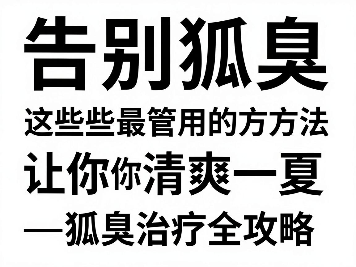 告别狐臭,这些最管用的方法让你清爽一夏—狐臭治疗全攻略 告别狐臭,这些最管用的方法让你清爽一夏—狐臭治疗全攻略